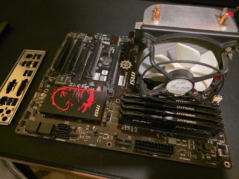 i7 4790+ MSI B85 G43 GAMING + 32 GB DDR3 Kingston HyperX Fury 1600 Mhz