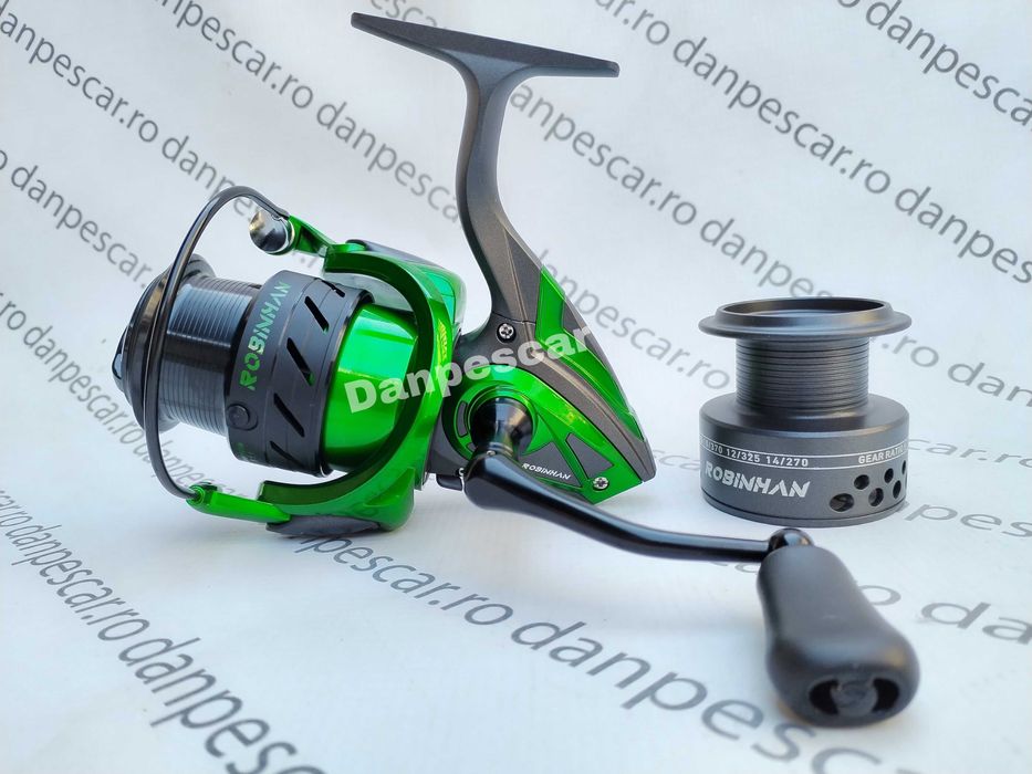 Mulineta Feeder Robinhan IMPACT SP5000 tambur long cast 10 rulmenti