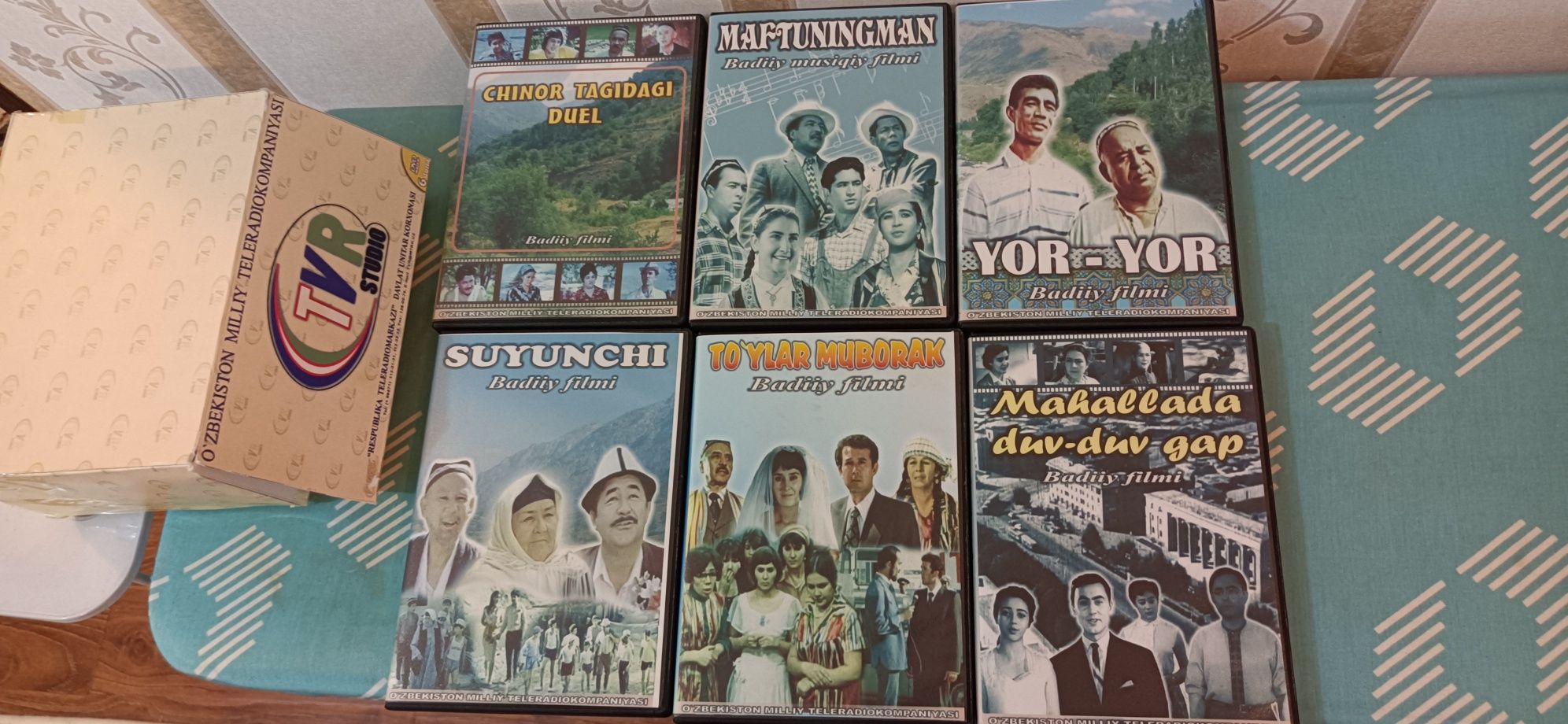 Узбек классика кинолари, узбек тилида, 6 DVD диск. Сифати аъло.