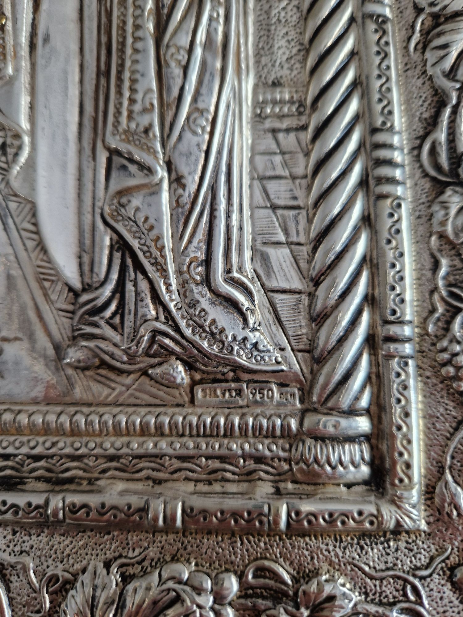Icoana argint Sf. Constantin si Elena