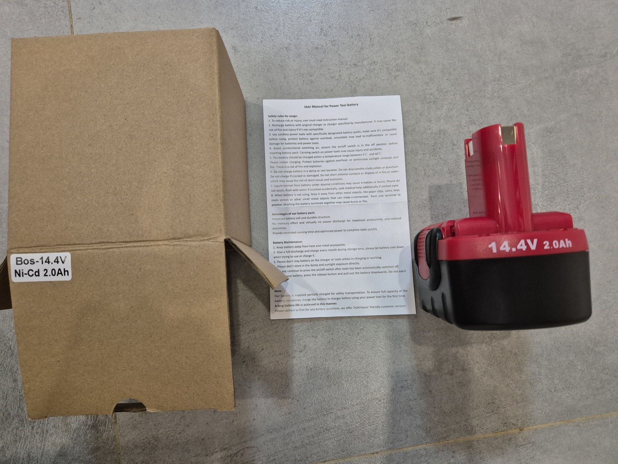 Аккумулятор для шуруповерта Bosch (Бош) 12V - 2.0Ah GSR/PSR
