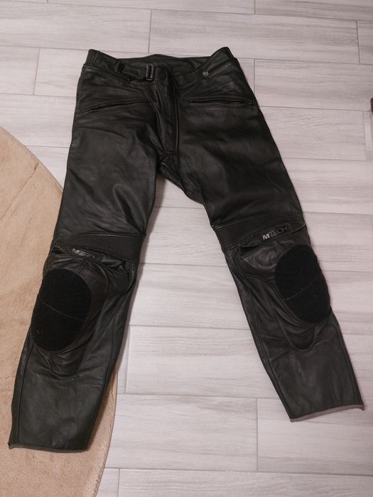 Pantaloni moto piele