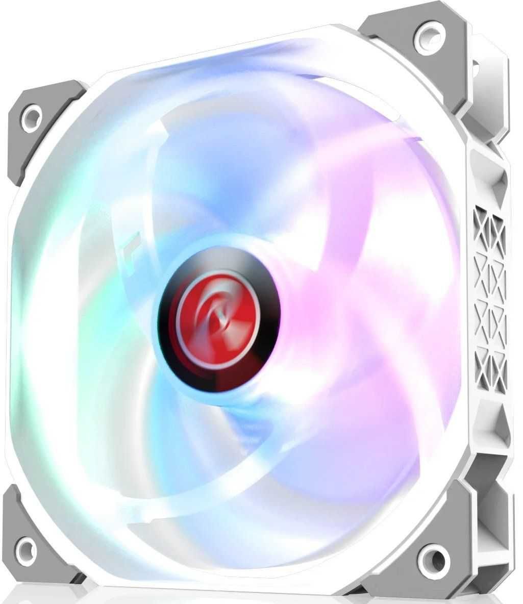 Вентилатори Raijintek - AGERAS 12 White, 120 mm, RGB, 3бр. Чисто нови