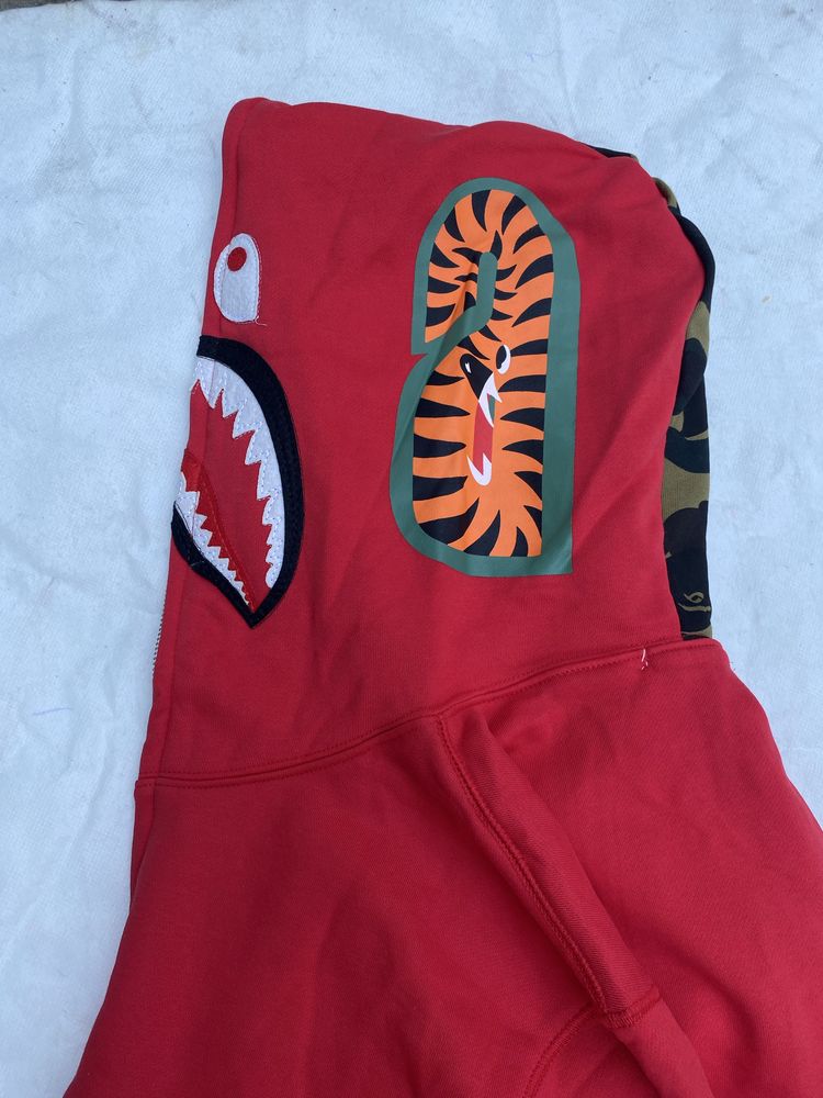 Hanorac Bape Zip Up Rosu