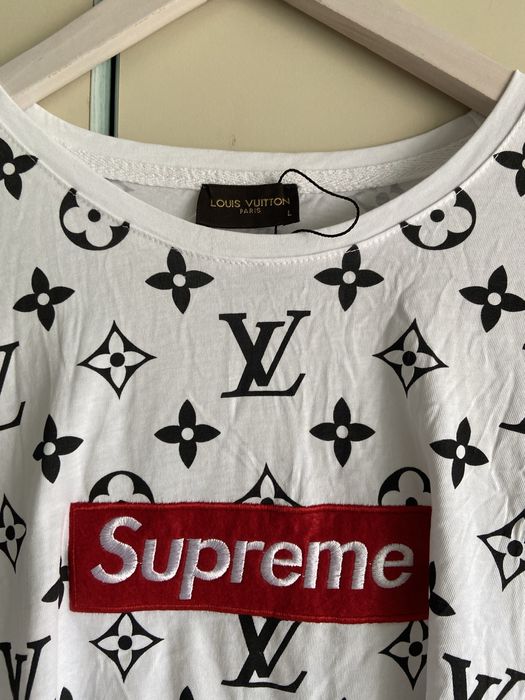 Tricou Supreme cu Louis Vuitton
