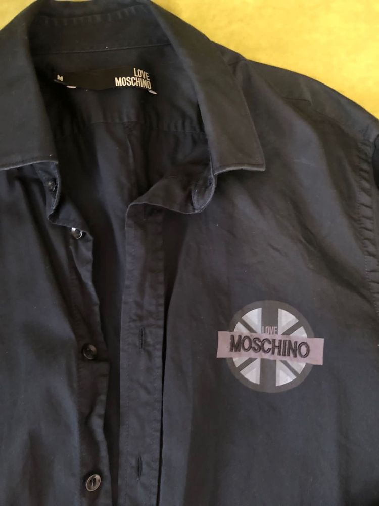 Мужская рубашка мужская кофта Moschino