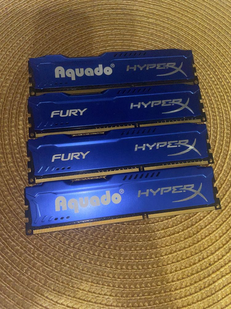 РАМ памет HyperX Fury DDR3 4GB 1600Mhz + ПОДАРЪК процесор (по желание)