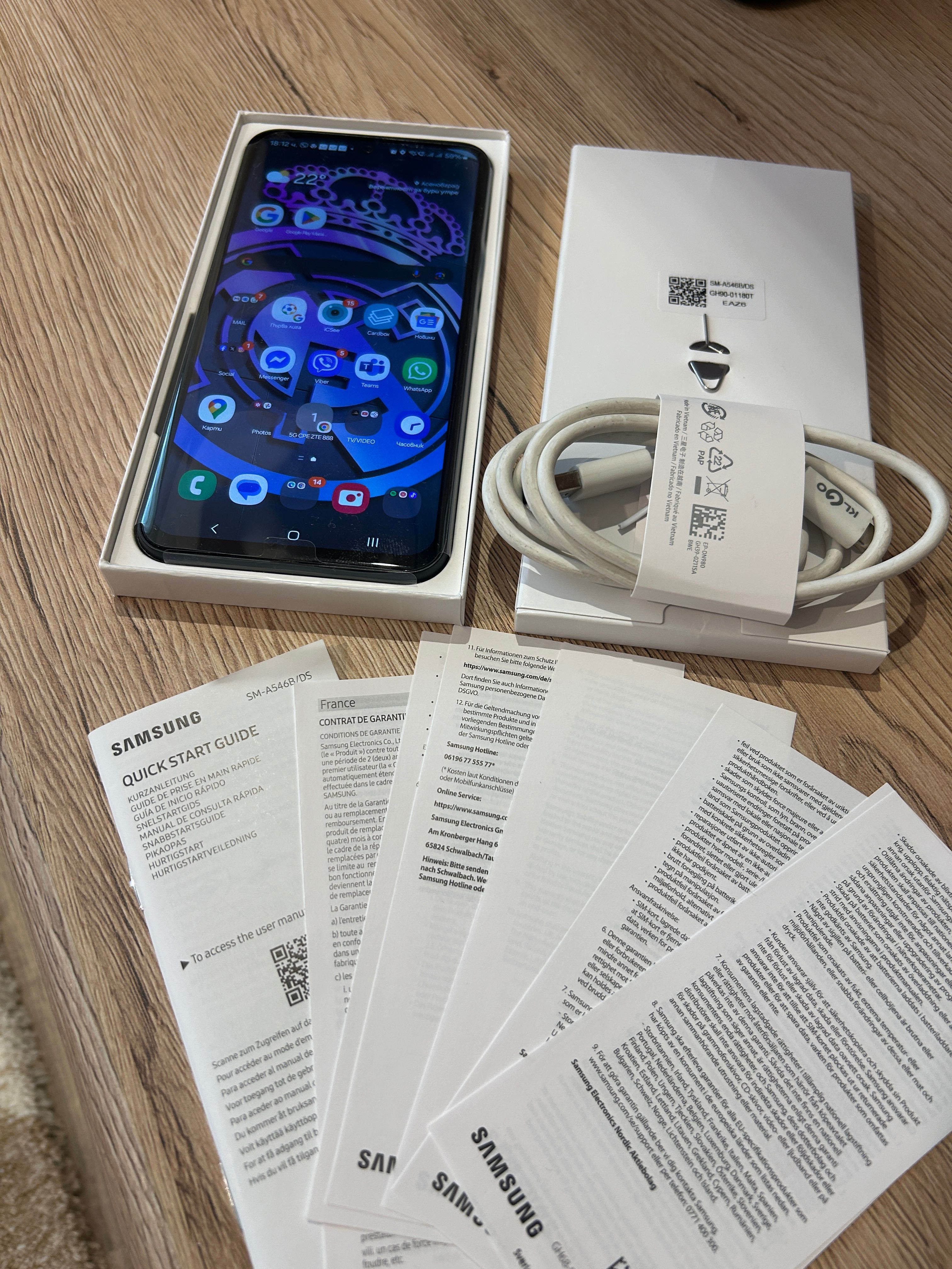 Гаранционен Samsung GALAXY A54 5G 128 GB 8GB RAM DUAL SIM