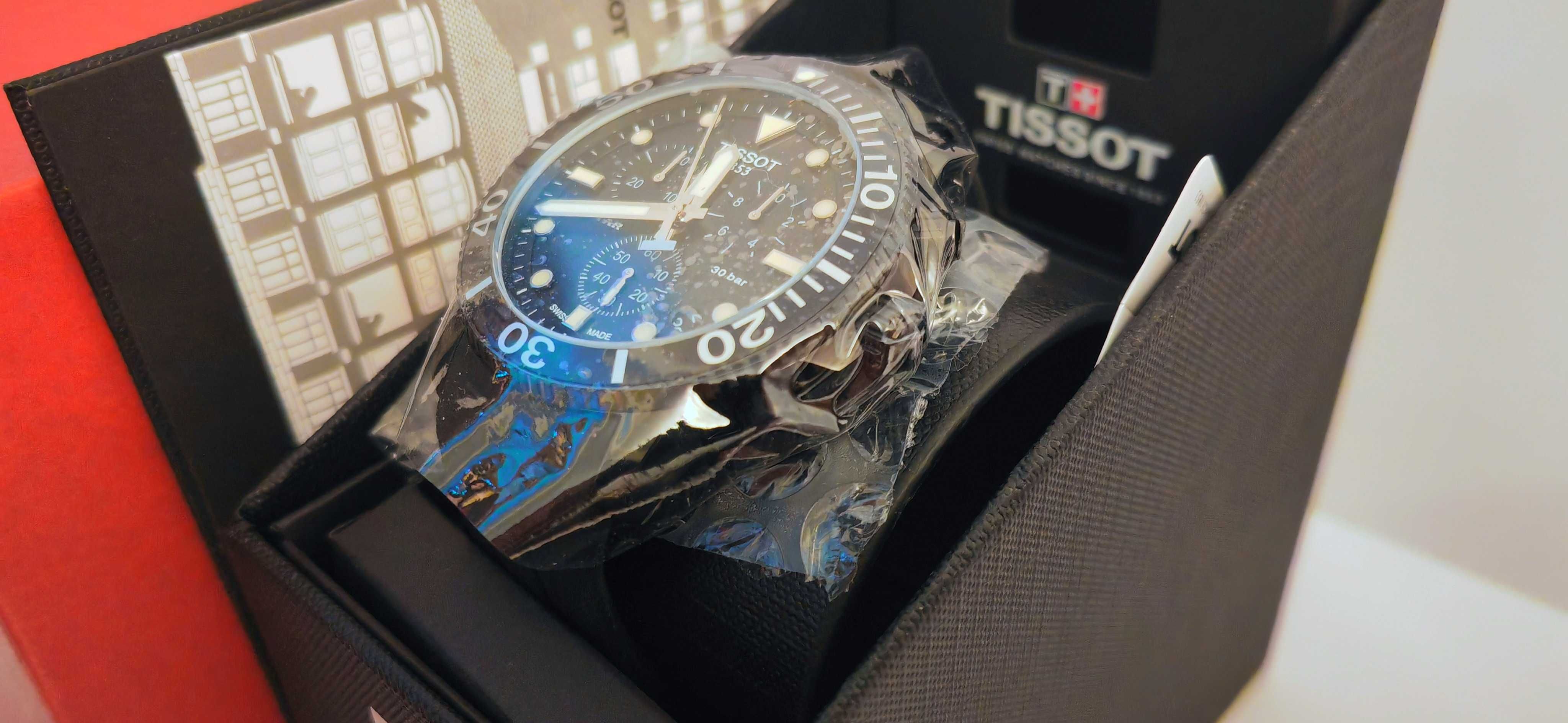 ЧИСТО НОВ TISSOT SEASTAR 1000 CHRONOGRAPH ммъжки часовник чисто нов