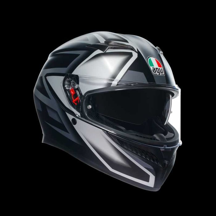 КАСКА AGV K3 Compound Matt BLACK/GREY Размери M,L,XL