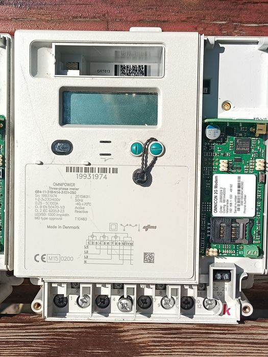 Contor trifazat Kamstrup OMNIPOWER + modul GSM -activ, reactiv