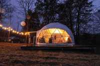 Dom geodezig glamping de 6m diametru, 30 mp cu izolatie Reducere