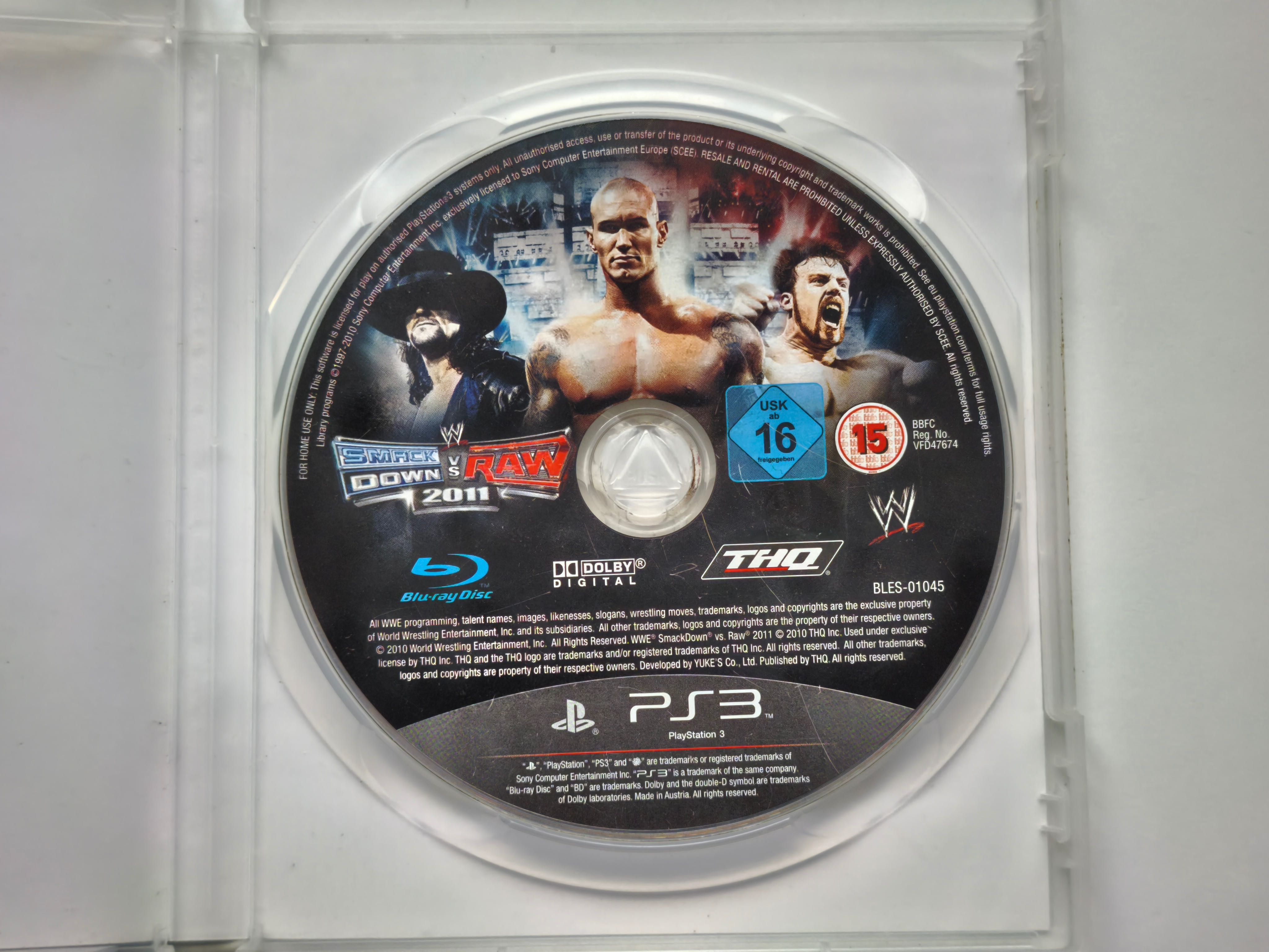 Joc pentru PS3 – Smack Down vs Raw, Blu-Ray Disc