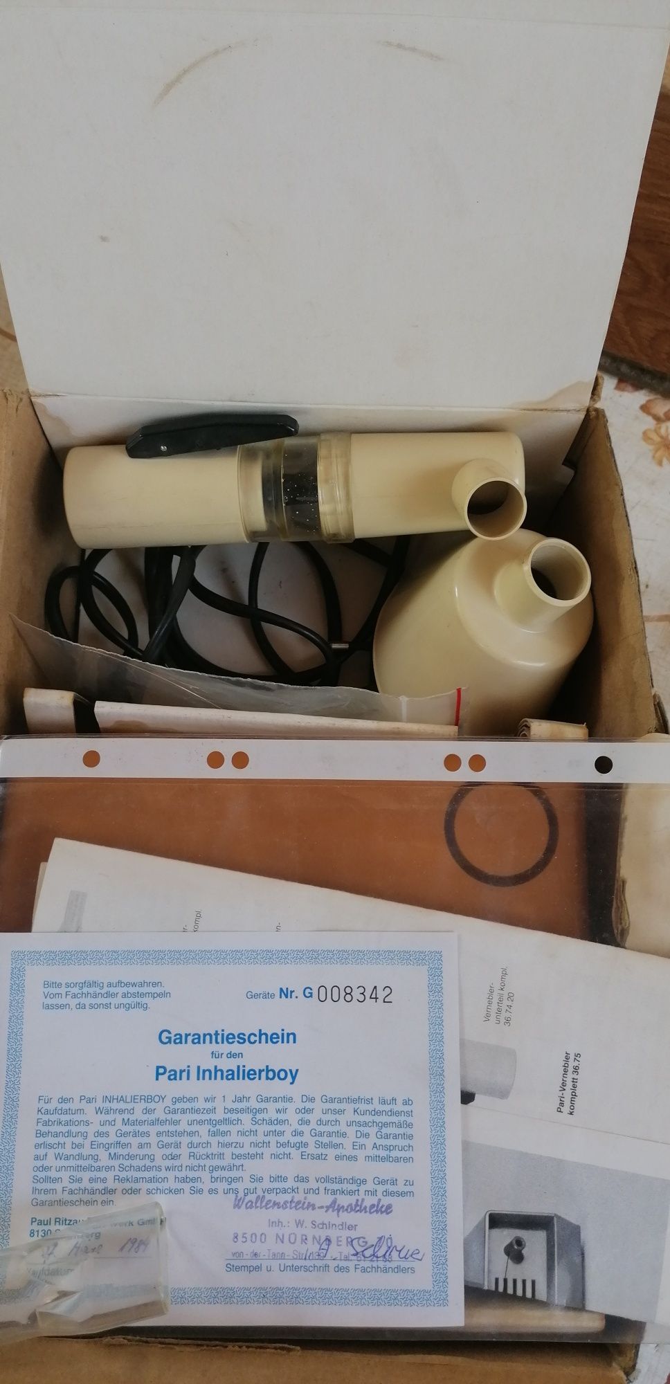 inhalator pari kompressor type 36