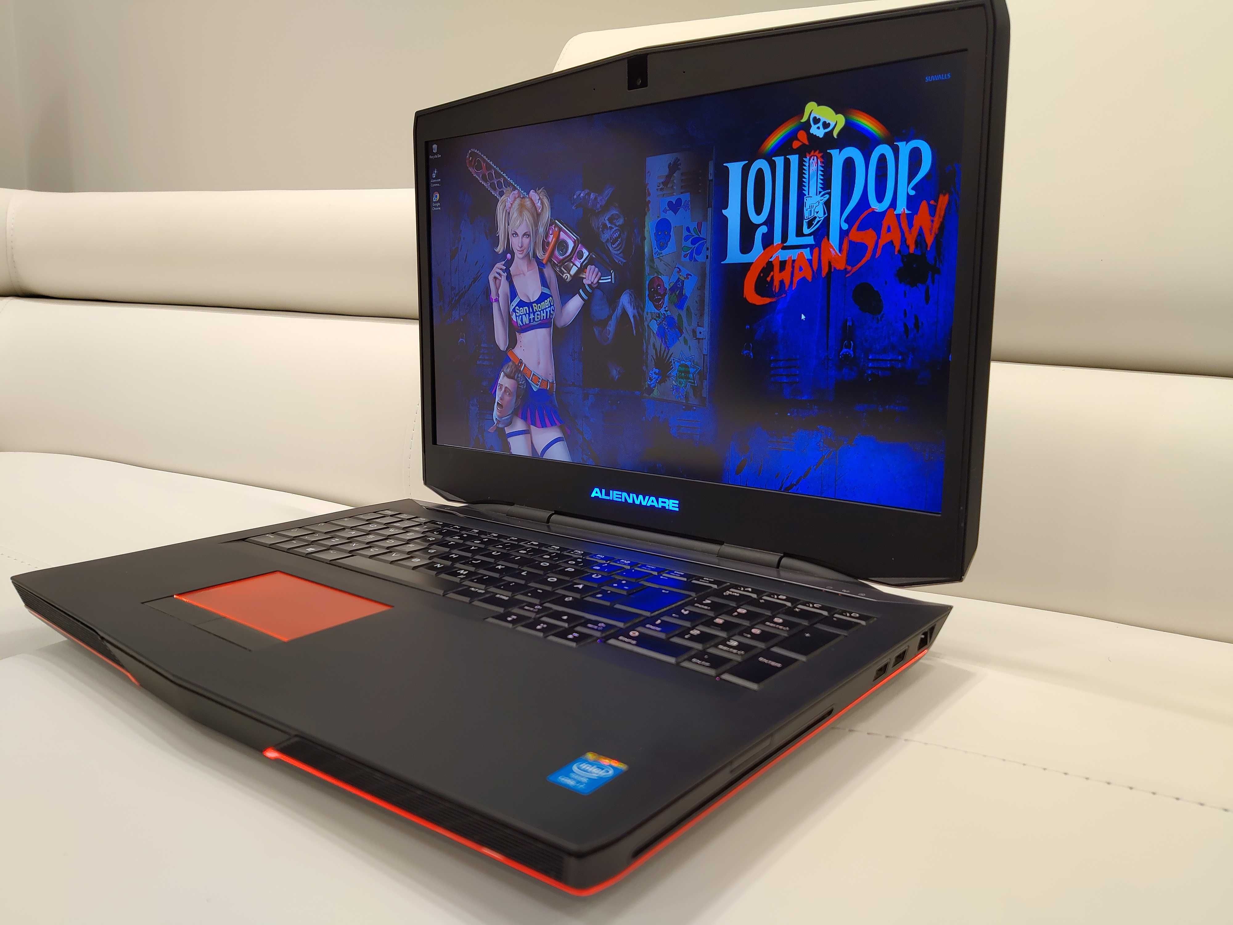 Laptop gaming ALIENWARE ,intel core i7-quad- ,video 6 GB gtx ,17,3 fhd