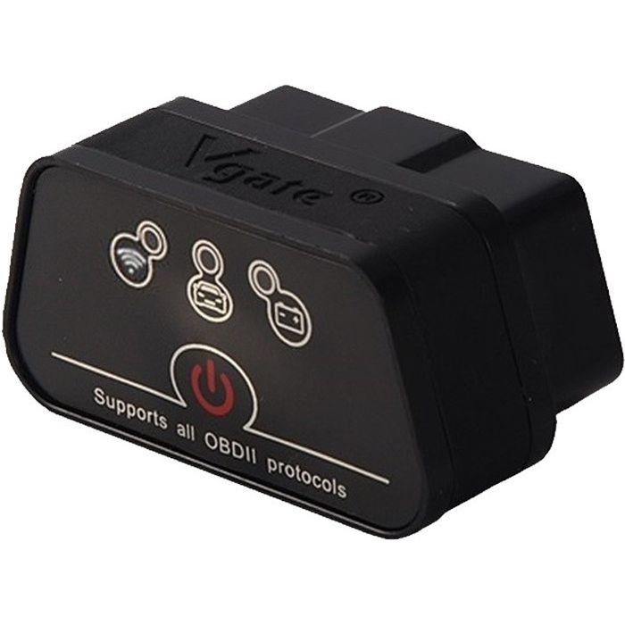Interfata Diagnoza Multimarca Vgate, ICar2, Black, Bluetooth, OBD2