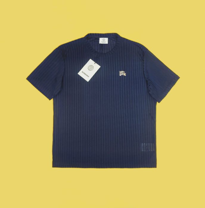 Tricou plaja Burberry Azure Blue - cu eticheta