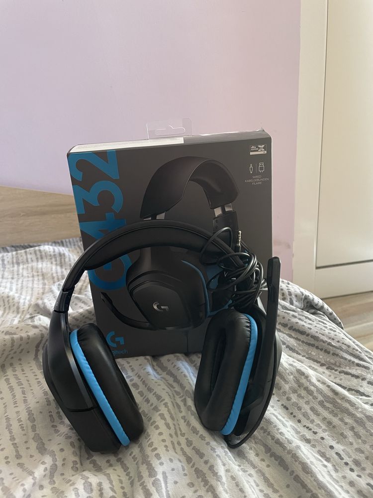 Слушалки Logitech G432 blue
