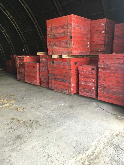 Опалубка стен, щиты, углы, 530м2, двутав. балки ,стойки б/у, продажа.