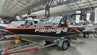 Barcă aluminiu UMS 545 FISHING/ Honda 100cp LRTU/ Peridoc 1300kg