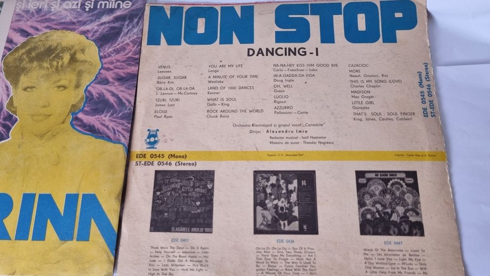 Vinil anii 70 muzica dans lot 6 buc LP