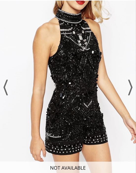 Rochii / Rochie Asos bijuterie cu paiete pietre aplicatii