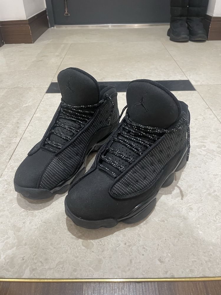 jordan 13 black cat 42 size