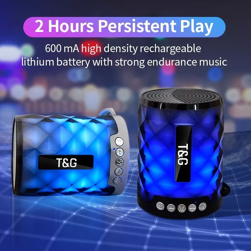 Преносима Bluetooth MP3 Колонка Music Box TG-155 с диско ефекти