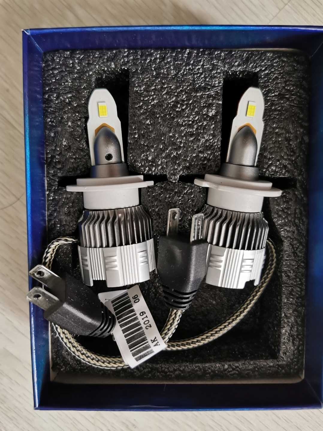 Set becuri auto LED H7 H4 H11 H1 6000k cu/fara canbus