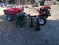 Vând motocultor 15cp cu freze și mașina de pus cartofi
