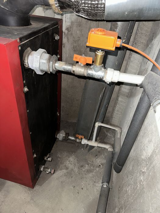 Cazan pe lemne din otel 30 kw Dunatechnik