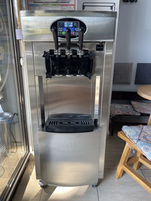 Masina inghetata, 2 arome si mix, pre cooling, inox. Professional