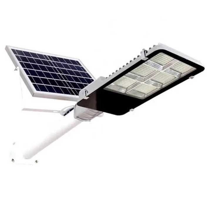 Улична соларна лампа с стойка 400W, Соларен панел 28W,30 000mAh, 6500K