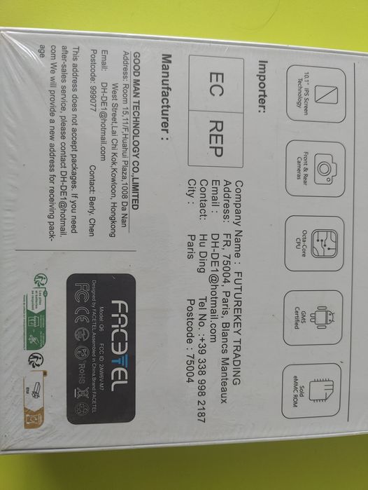 FACETEL-Q6 Tablt 128gb 6+6 GR Sigilata.Pret Fix