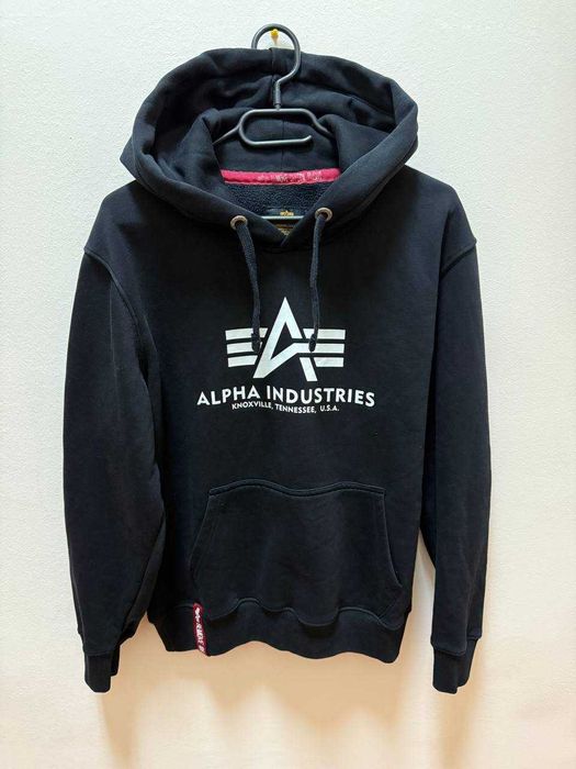 черен суичър Alpha Industries - M