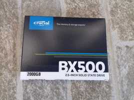 Ssd 2tb crucial bx 500 nou sigilat box , de 2.5 -ideal mac, laptop