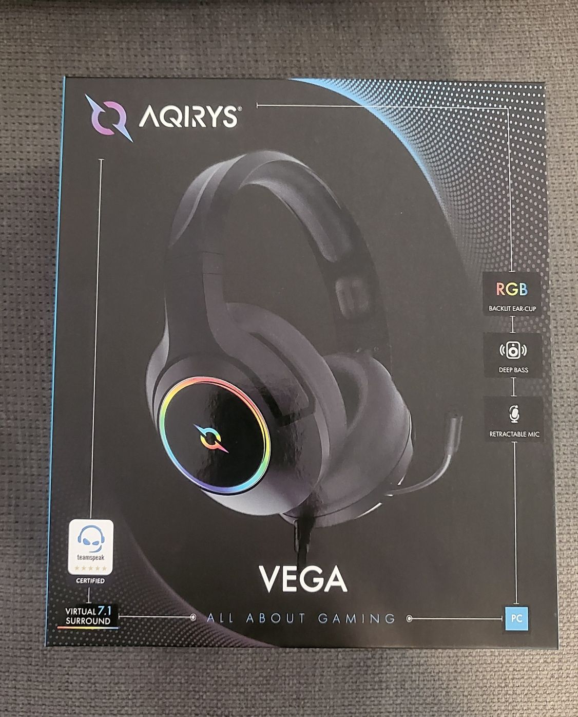 Căști Aqirys Vega 7.1 surround.