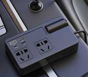 Invertor Auto DC 12V  AC 220V  200W USB