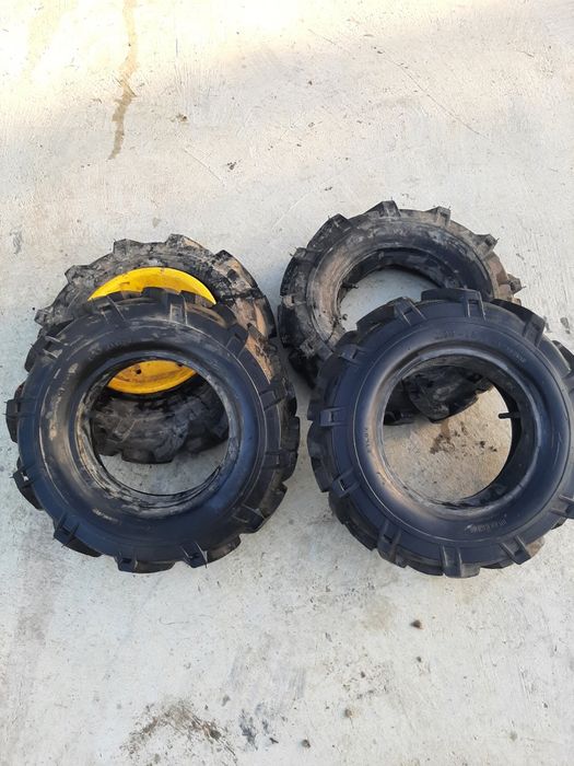 Cauciucuri tractorașe remorcute motocultoare