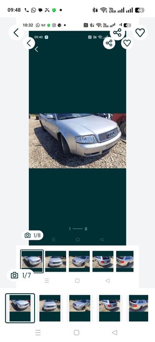 Piese motor cutie automata ușa bara faruri volanta audi A6 C5 2.5tdi