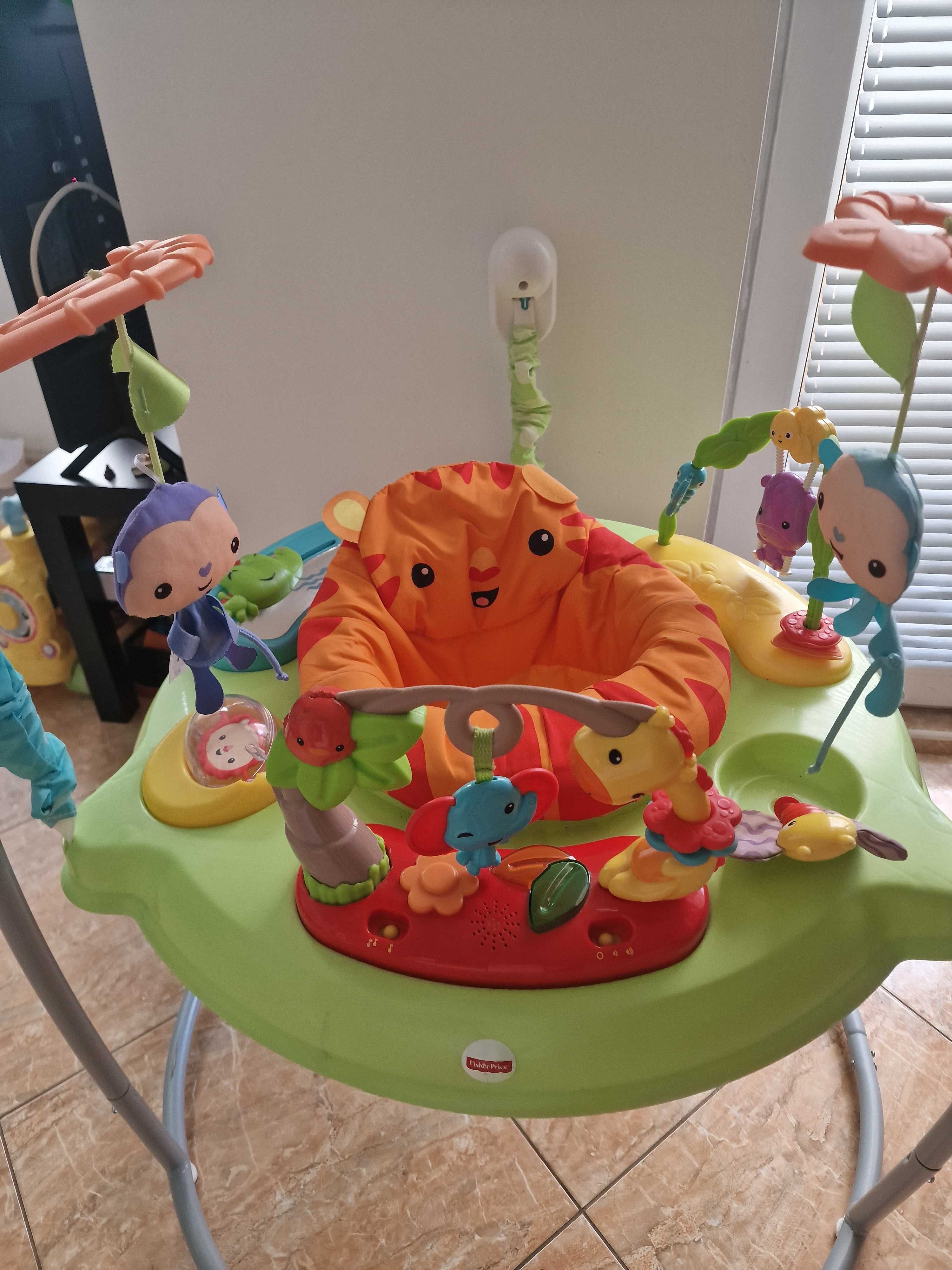 Бънджи Fisher Price тропическа гора Jumparoo