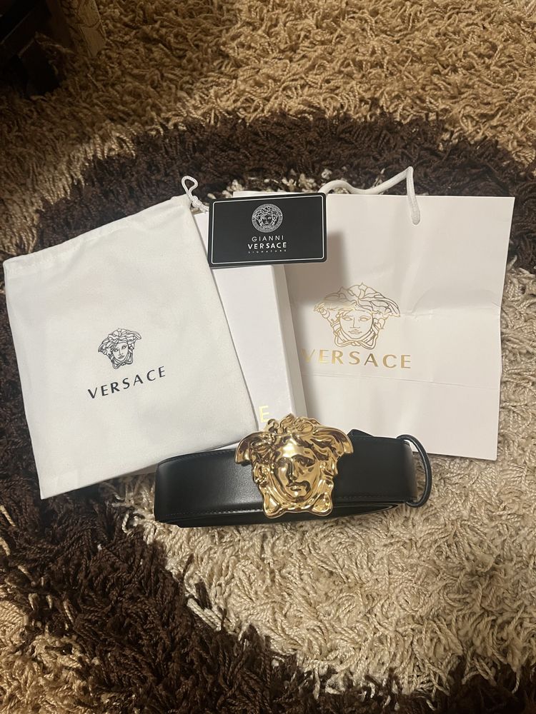 Curea Versace 105 cm Gold buckle