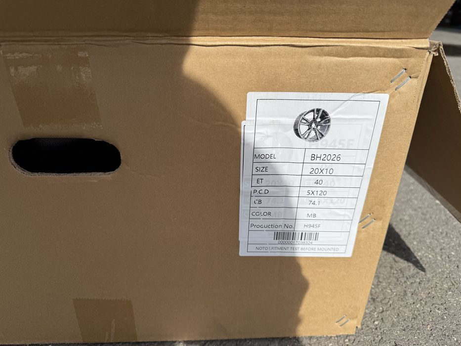 Jante aliaj noi BMW M X5 X6 - 5x120 R20 11J 10J