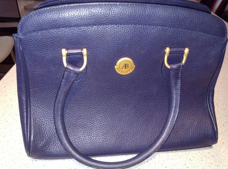 Дамска чанта, синя AB Alberto, Italy