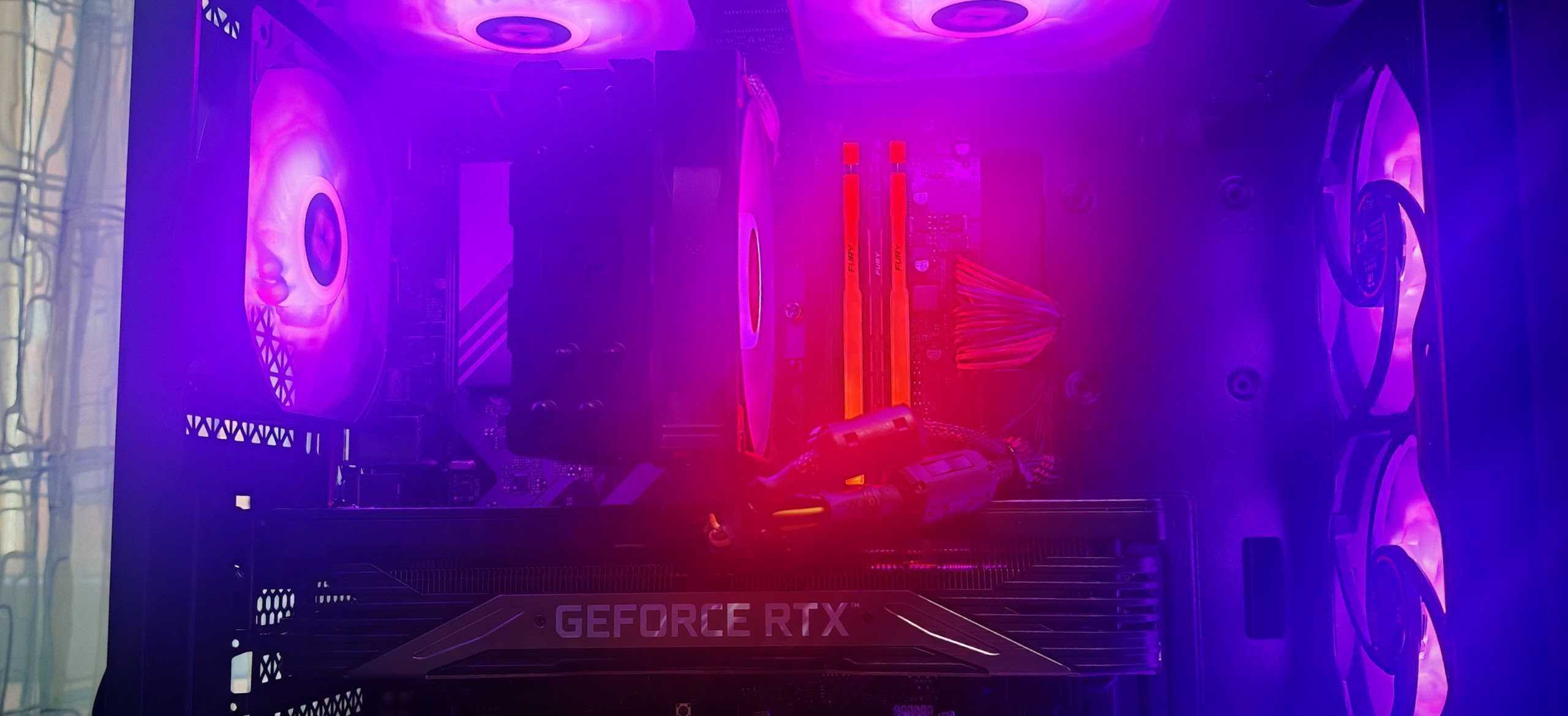 Супер Геймърско PC R5 7500F/32Gb/1TB SSD + 2TB HDD/RTX 3070/Гаранция