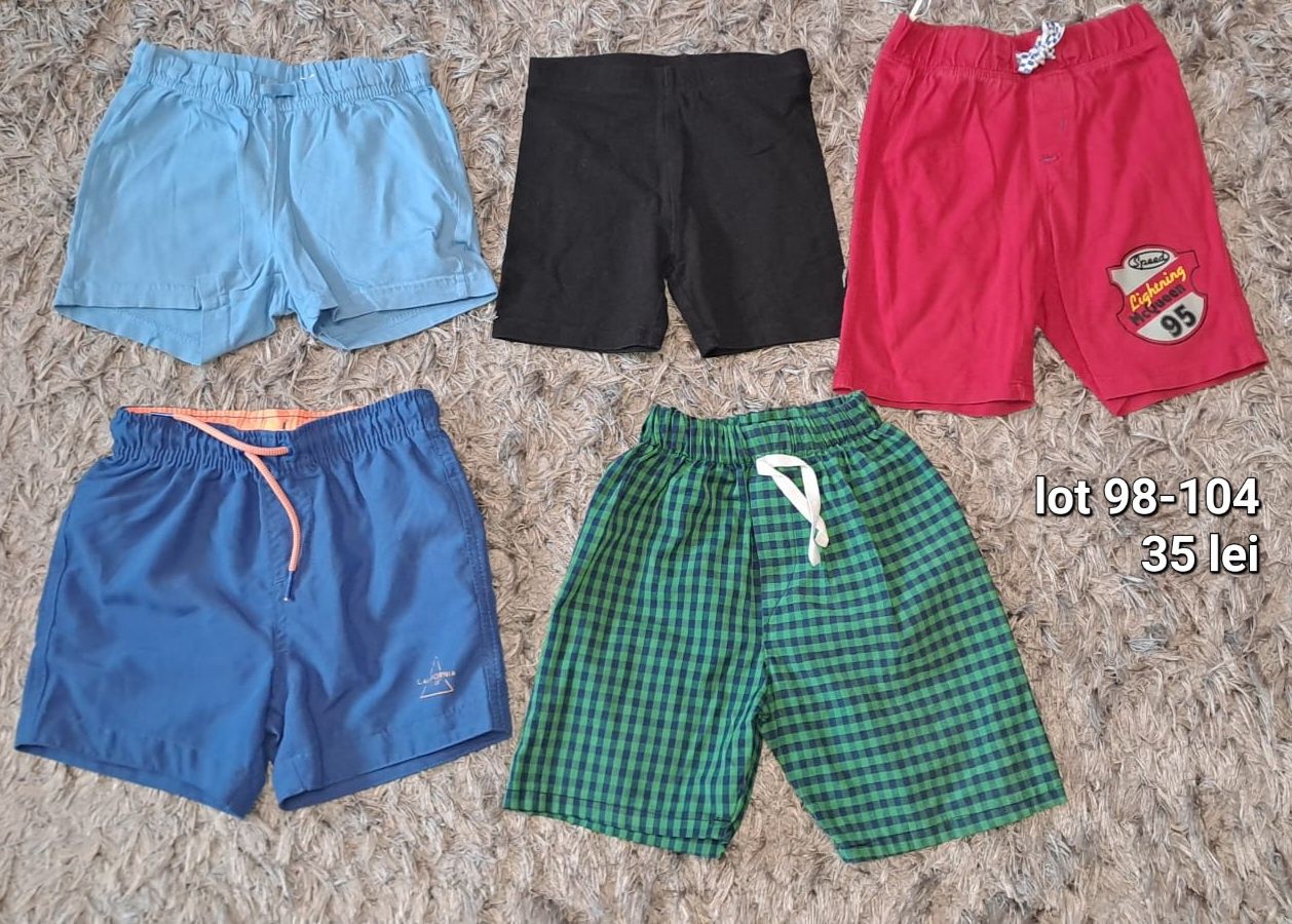 Lot pantaloni scurti mar 98-104