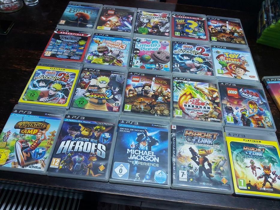 Lego/Naruto/Ratchet/Dragonball/Ice Age/Marvel Playstation 3/XBOX 360