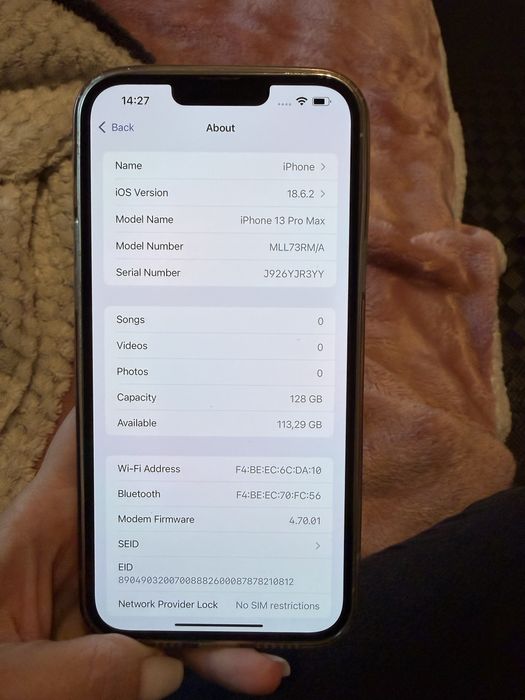 iPhone 13 pro max 128 GB