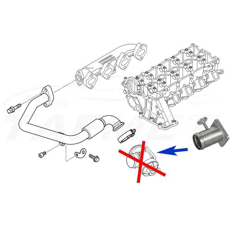 ЕГР EGR Delete Racepipe Race pipe ЕГР заместител с ухо BMW M47 M57