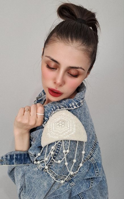 Украшения на пиджак. Брошь. Погоны. Эполеты. Вышивка бисером